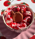 Apple Bear Worry Stone