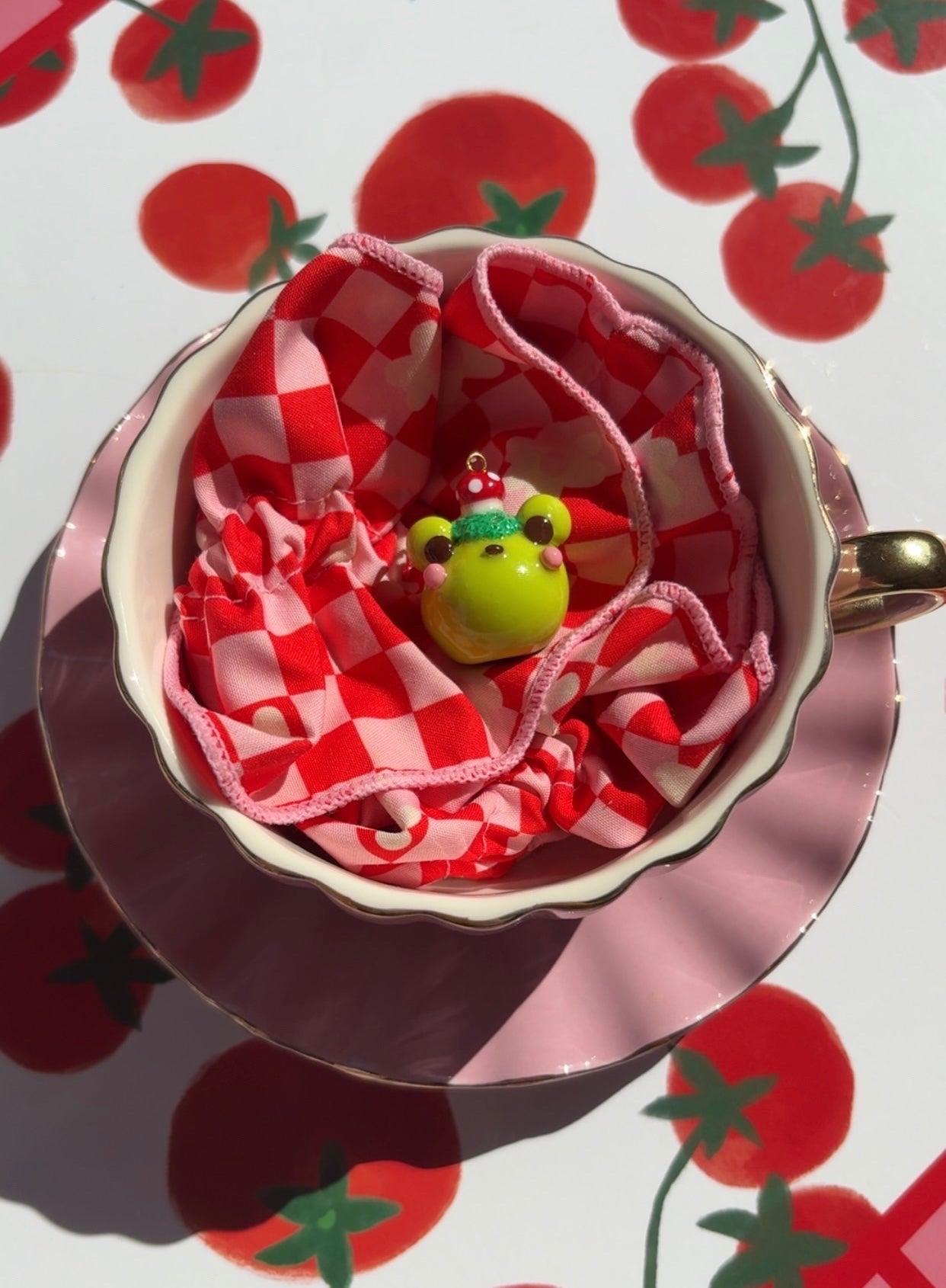 Mossy Frog Mini Charm