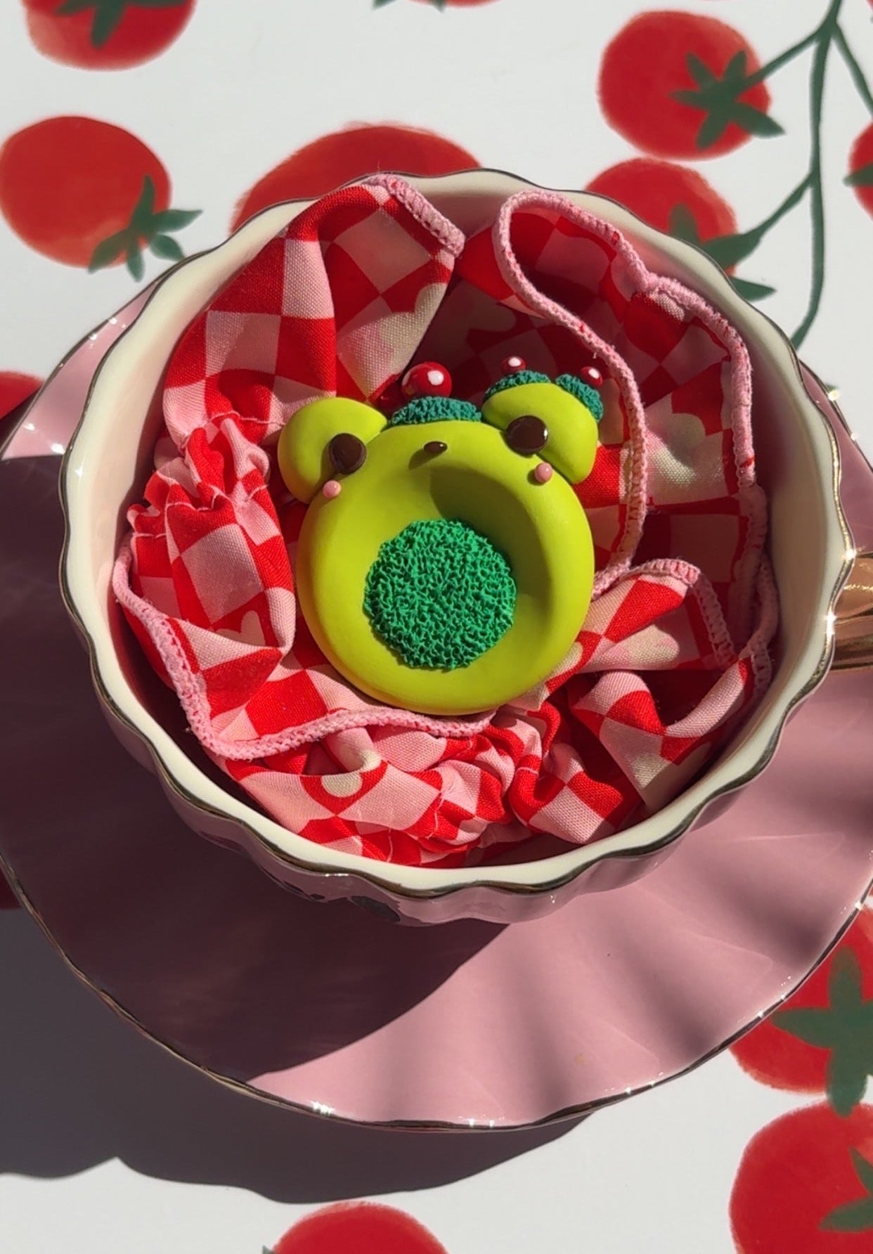 Mushy Moss Frog Worry Stone